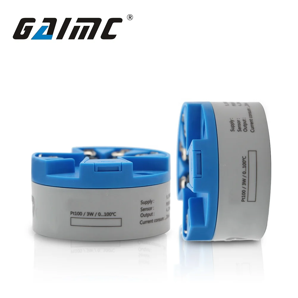 GTM100 Temperature Transmitter Pt100 to 4 20ma Converter