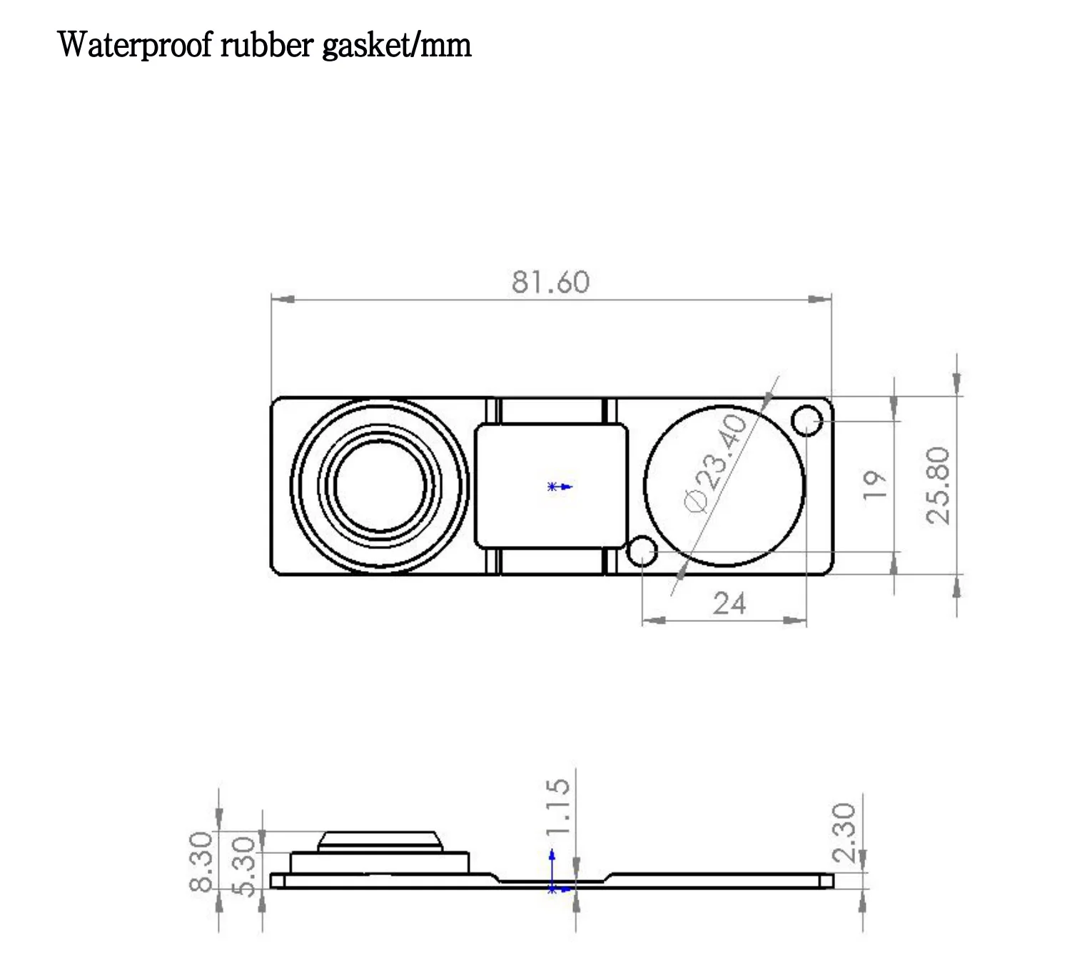 High Current Capacity 3pin LED Power Cable Triple Black Shell IP65 Outdoor 3 Waterproof Male Connector Plug 20A 250V Made Alloy
