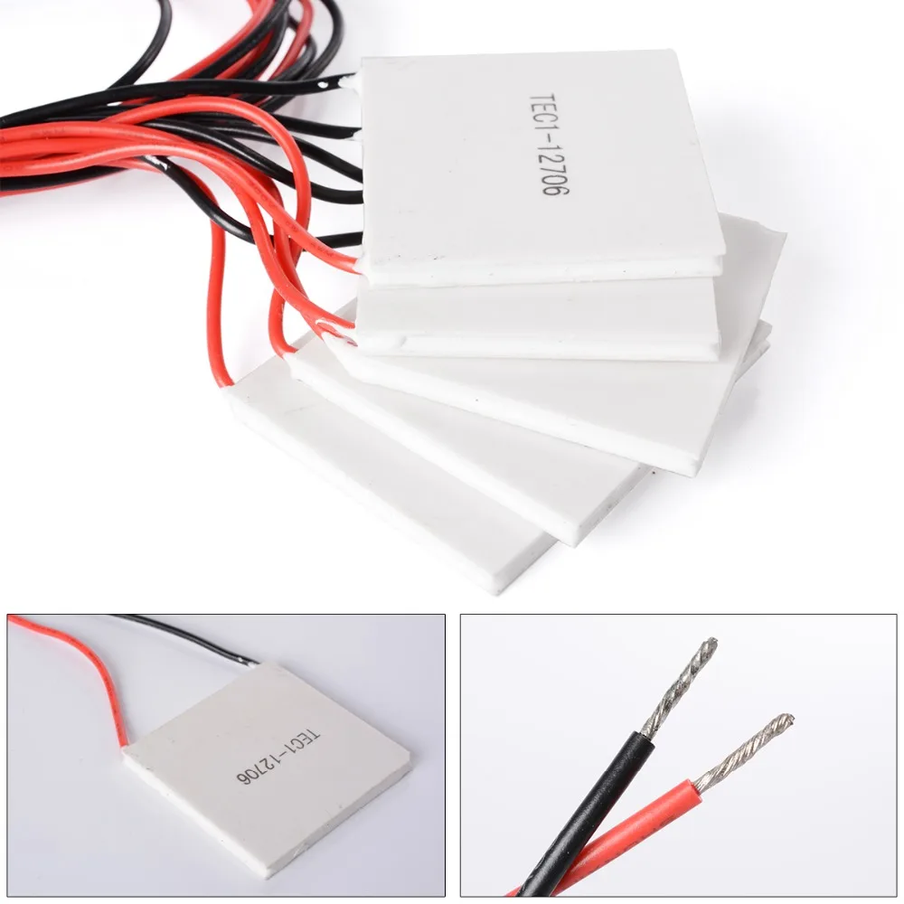 TEC1-12706 Thermoelectric Peltier Module – 12V 60W Cooler With Heat Sink, For Cooling/Heating Projects