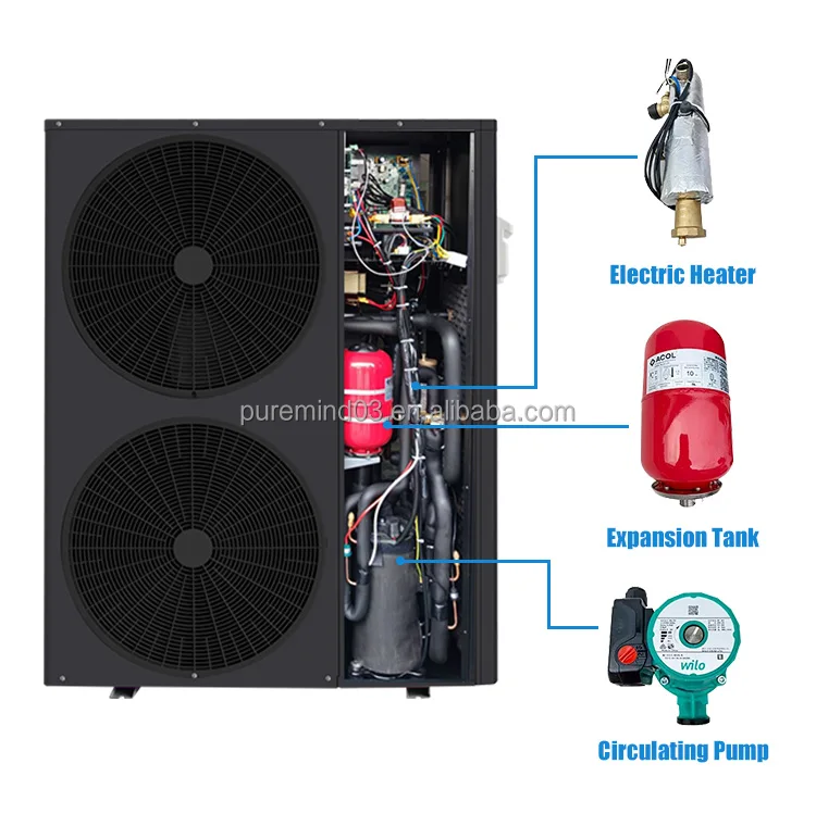 Puremind Oem R32 Evi Monoblock Cooling Heating Hot Water Wifi Control ...