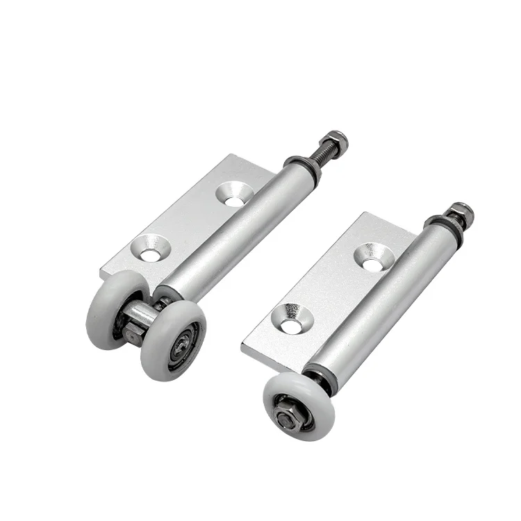 AKQ01-G/D-2463L/R Industrial Aluminum Alloy Sliding Door with Wheels, Ground Hinge Pulleys, Folding Doors, Upper Wheels, Hinges