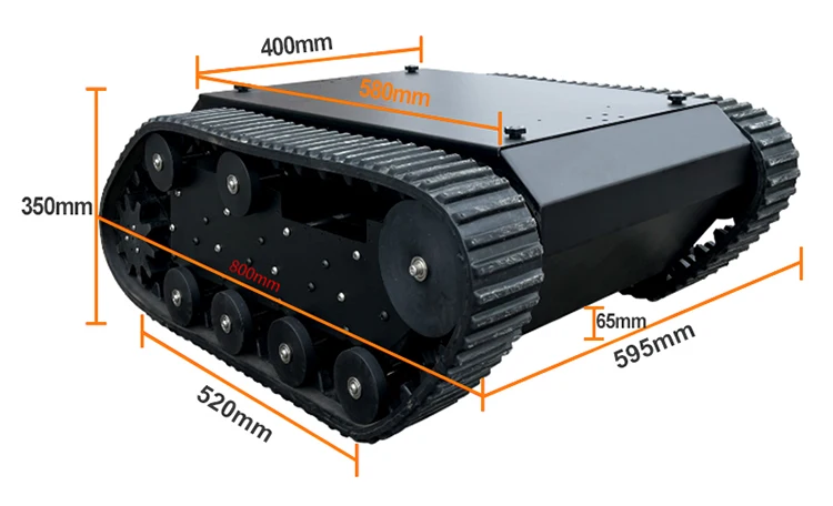 Rtk Tracked Robot Lawnmower Rover Robot Ros Large Track Platform - AVTBOT