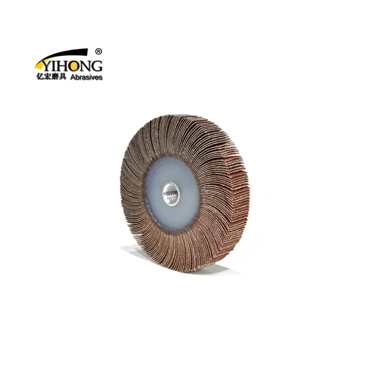 High Quality  M14 Flap Wheel with KX309 Material Aluminium Oxide M14 Polishing Wheel