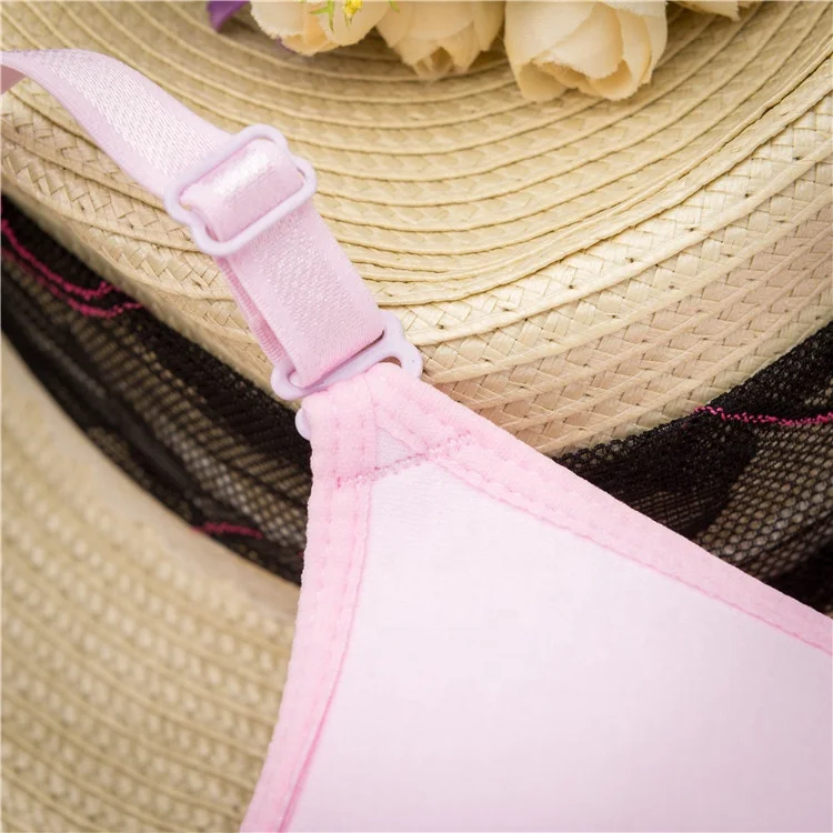 Summer Latest Design Wireless High Student Cotton Comfortable Bras Bra and Underwear Girl Underwear and Bra