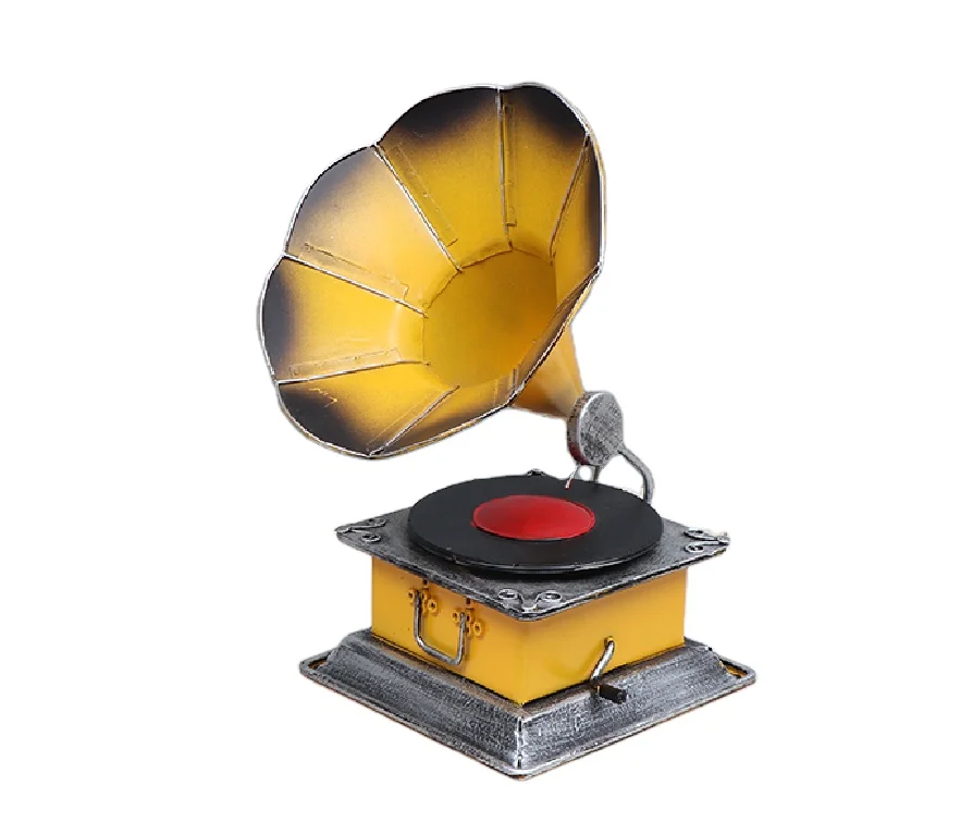 Gramophones Model for Home Decoration and Home Decor Stores Custom Made Old Antique Look