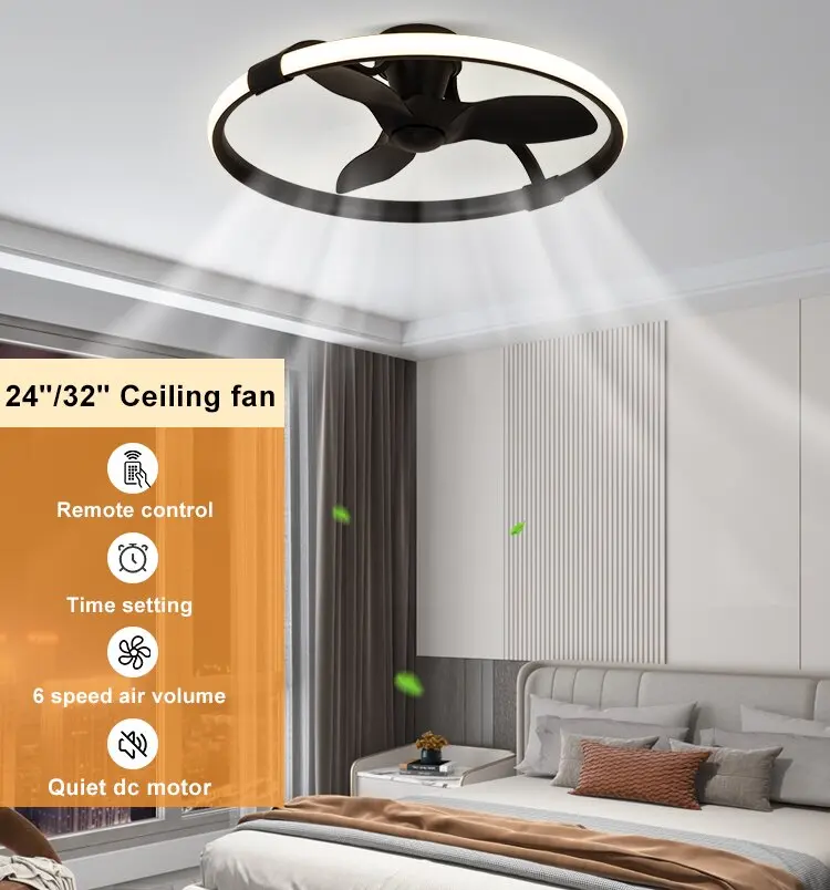 Ceiling Fan, 24inch, 32inch, LED, Abs - detail 4