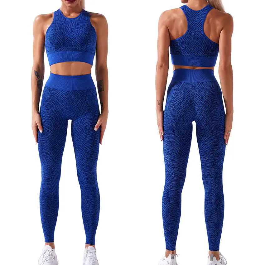 Wholesale Seamless Gym Clothing For Women Workout Yoga Set High Waist