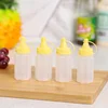 Translucent bottle with yellow cap