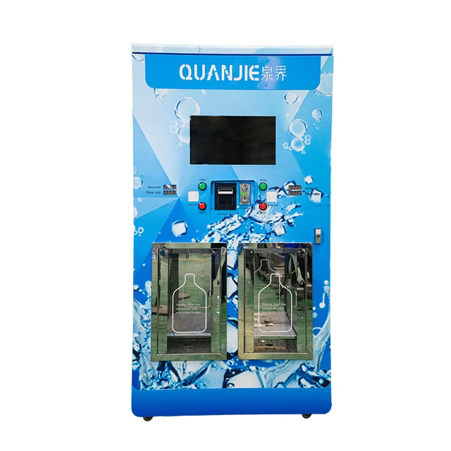 RO Alkaline Small Refill device DrinkingPurified Bottled Water Vending Machine commercial For Drinking Water treatment equipment