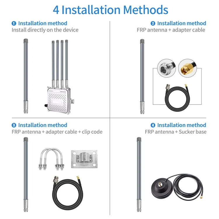 8dbi Lorawan 868mhz Tuned Antenna Omni Fiberglass Vhf Marine Radio ...