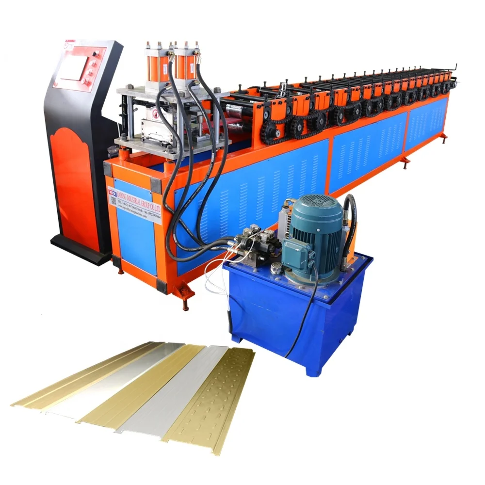 Steel Ceiling Spandrel Roll Form Forming Machine