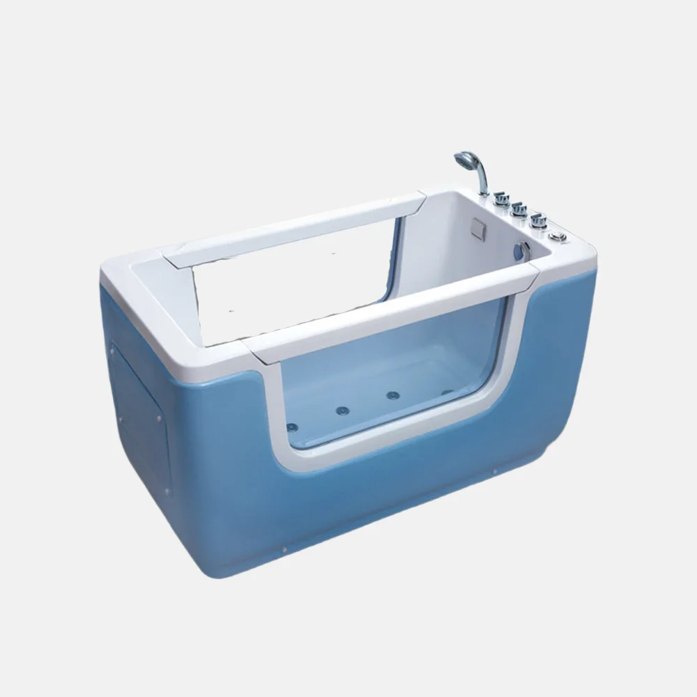 Ozone Thermostatic Freestanding Blue Massage Whirlpool Acrylic Indoor Baby Swimming Spa Bathtub