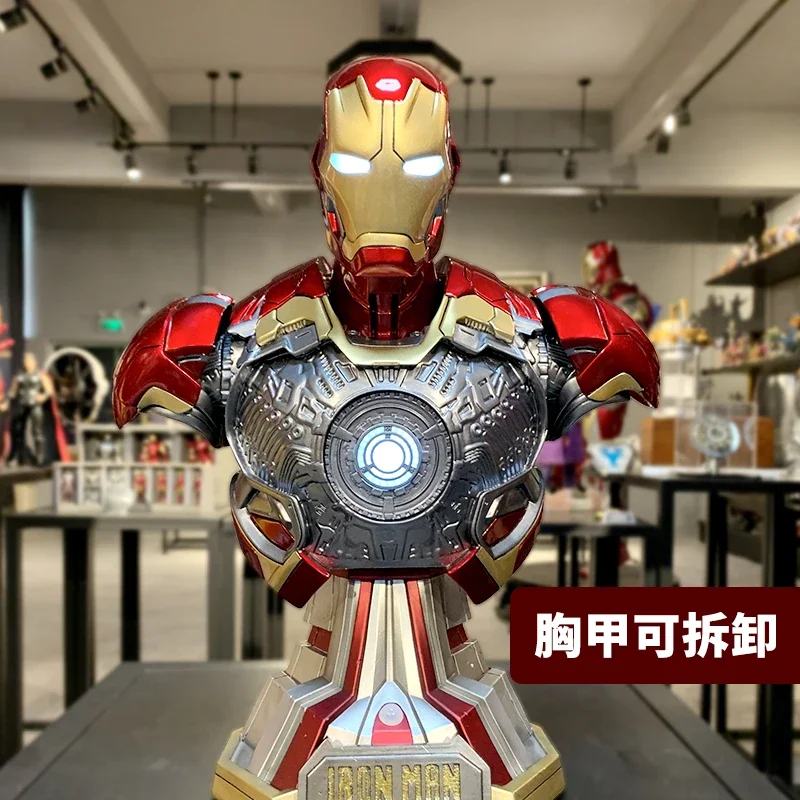45CMマーベルスーパーヒーローアイアンマンMK451/2ヘッドバストポート