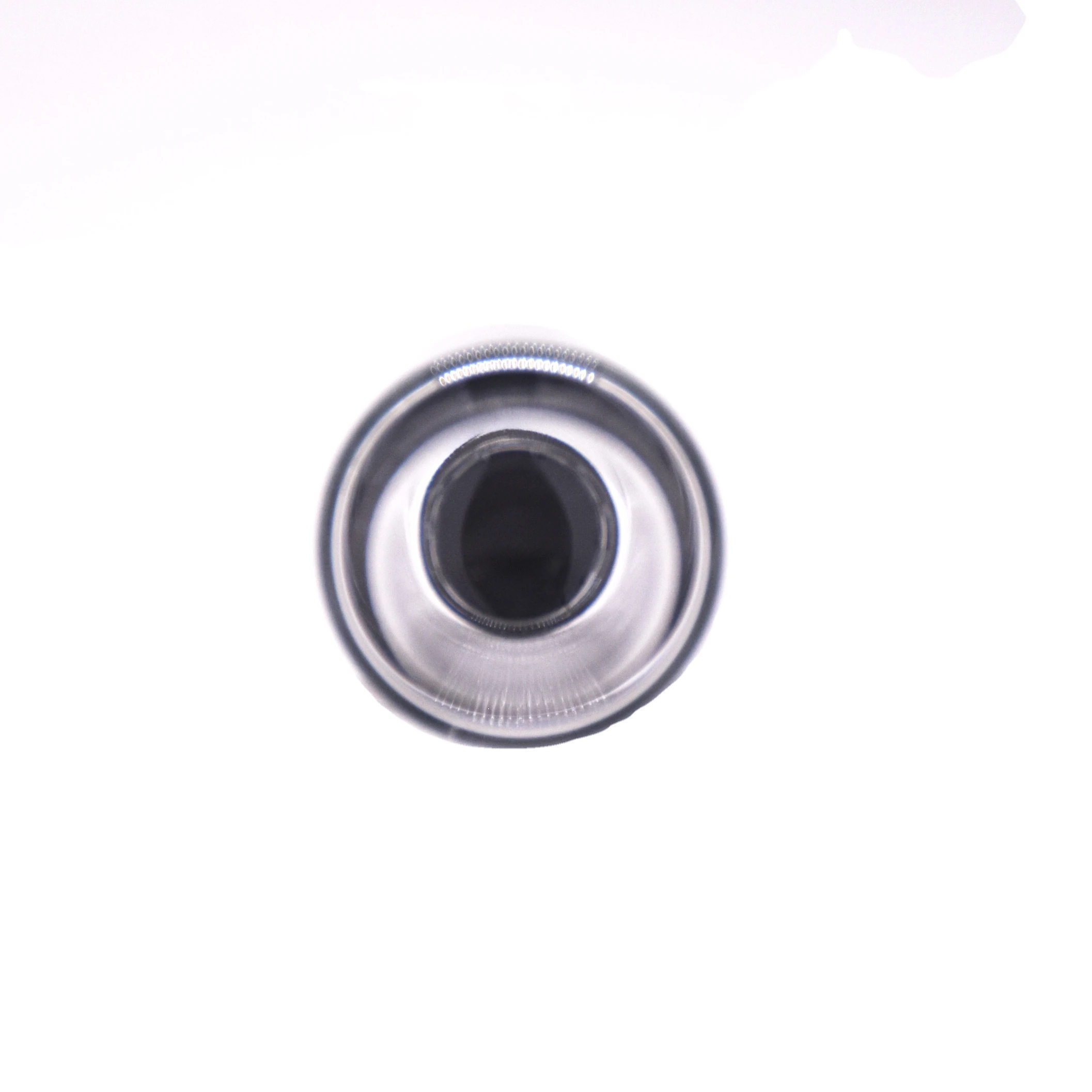 Прозрачная стеклянная бутылка 10 мл с пластиковыми крышками