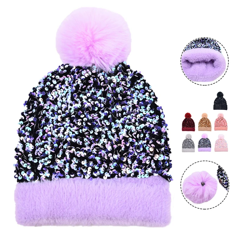 bling winter hats