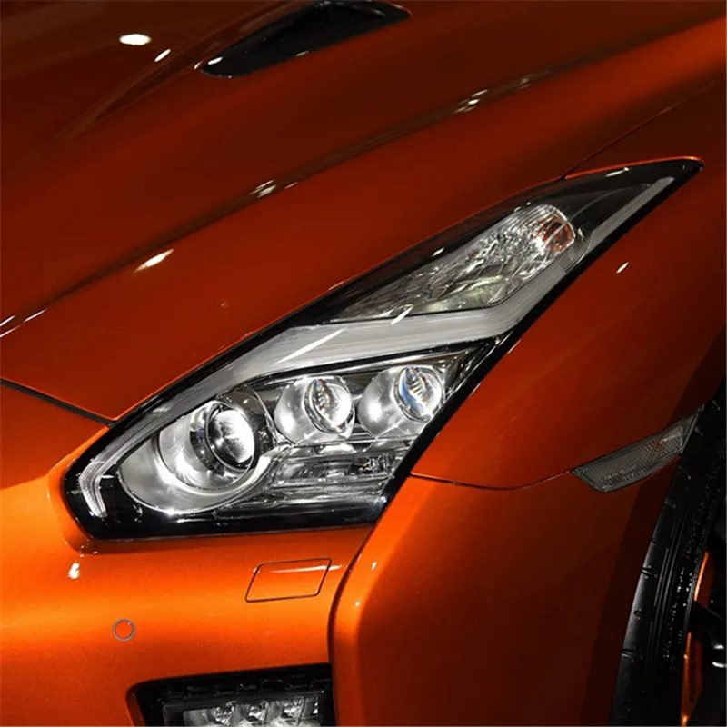 product yea auto car headlight cover glass lampshade cover lens for nissan gtr gt r headlamp lens cover 2009   2017 headlights-37