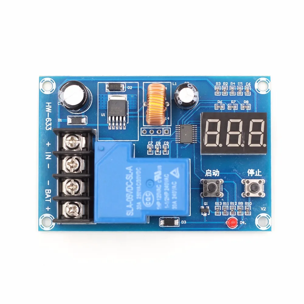 XH-M604 Digital Display Power Control Module Full Power off Protection Switch Battery Charge ICs