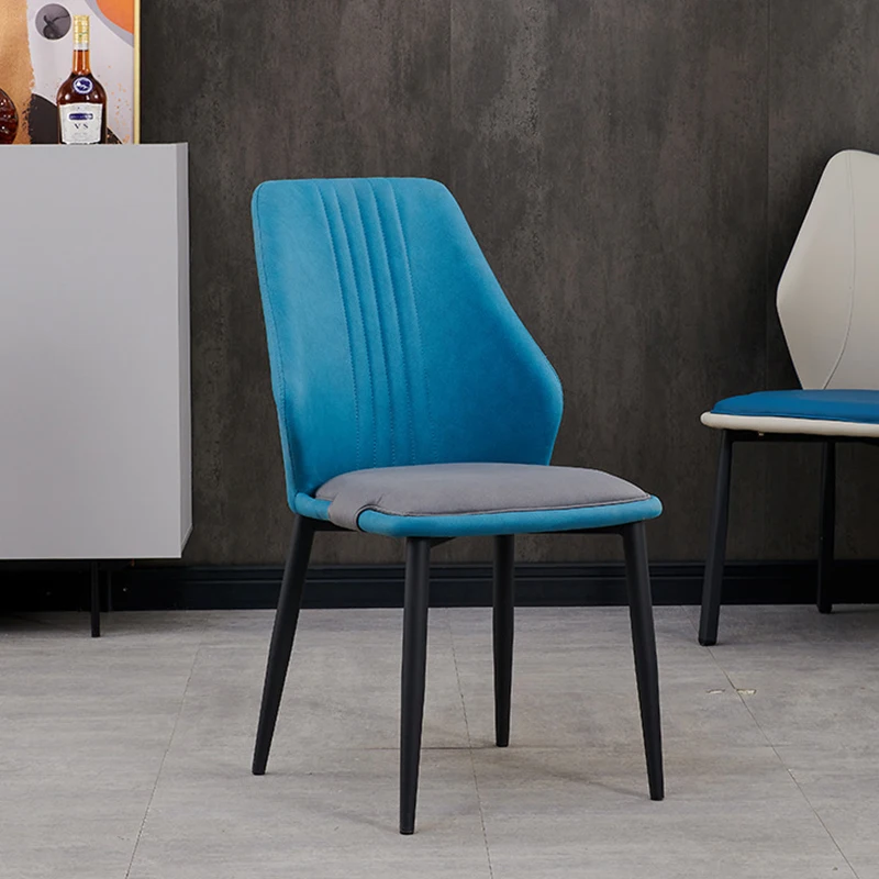 Simple Design Dining Furniture Dining Arm Chair Steel Metal