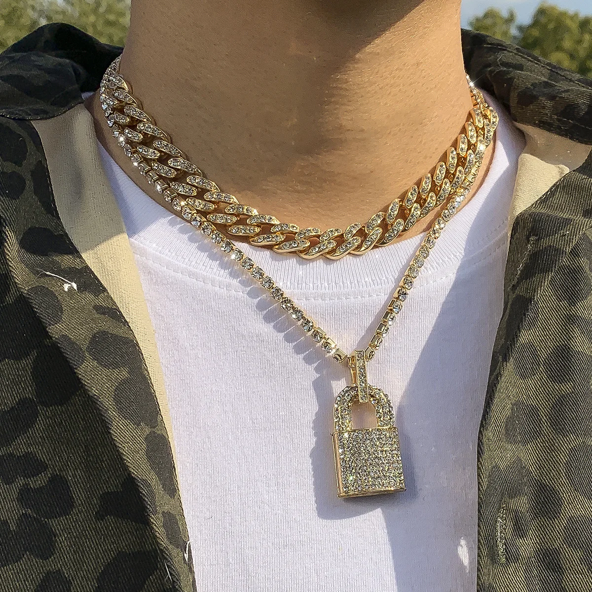 KRYSTALZ Mc Stan Hindi Pendant Cuban Link Necklace Iced Out Chain Miami Hip  Hop Jewelry Cubic Zirconia Gold-plated Plated Stainless Steel Necklace  Price in India - Buy KRYSTALZ Mc Stan Hindi Pendant