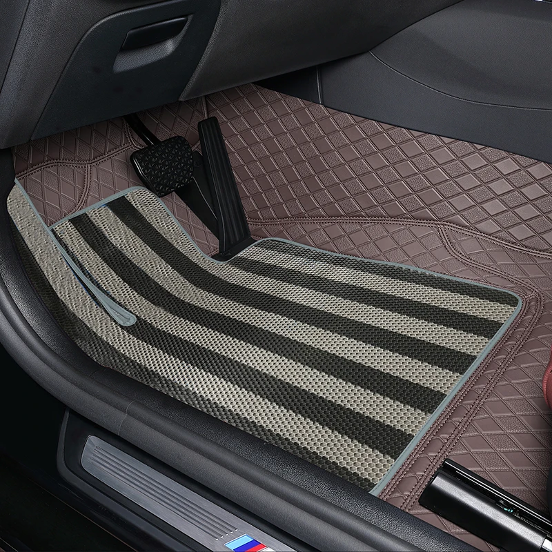Artes PVC Anti-slip Luxury Diamond Universal Custom Car Floor Mats Materials manufacture