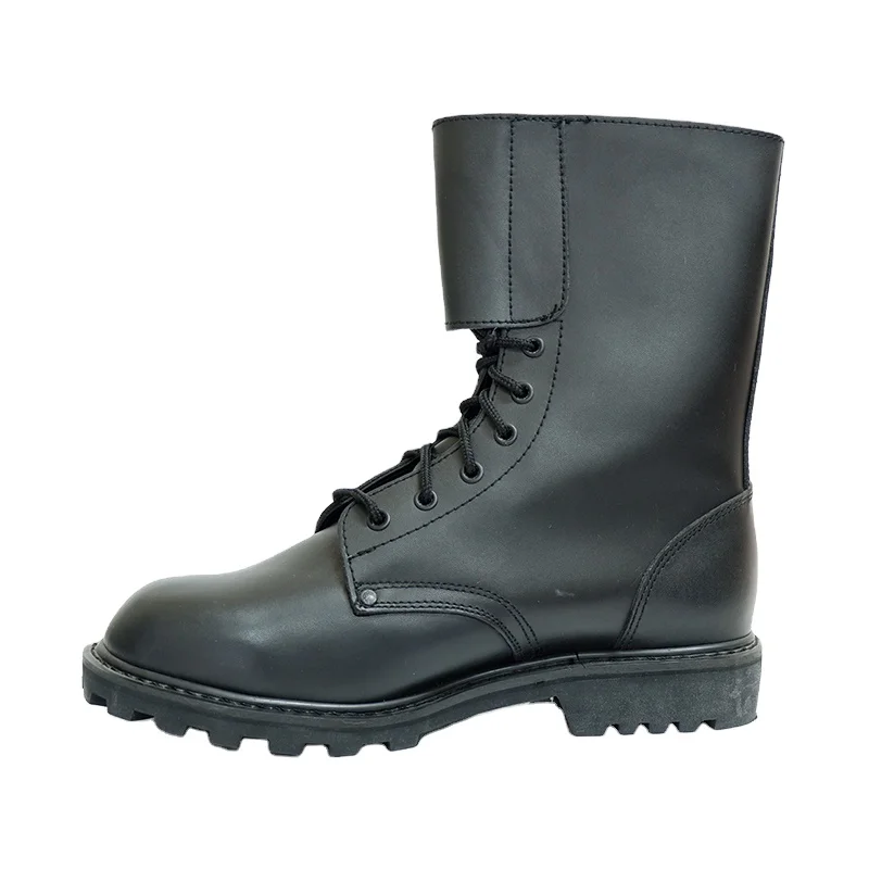 Black Police Military Army Boots 