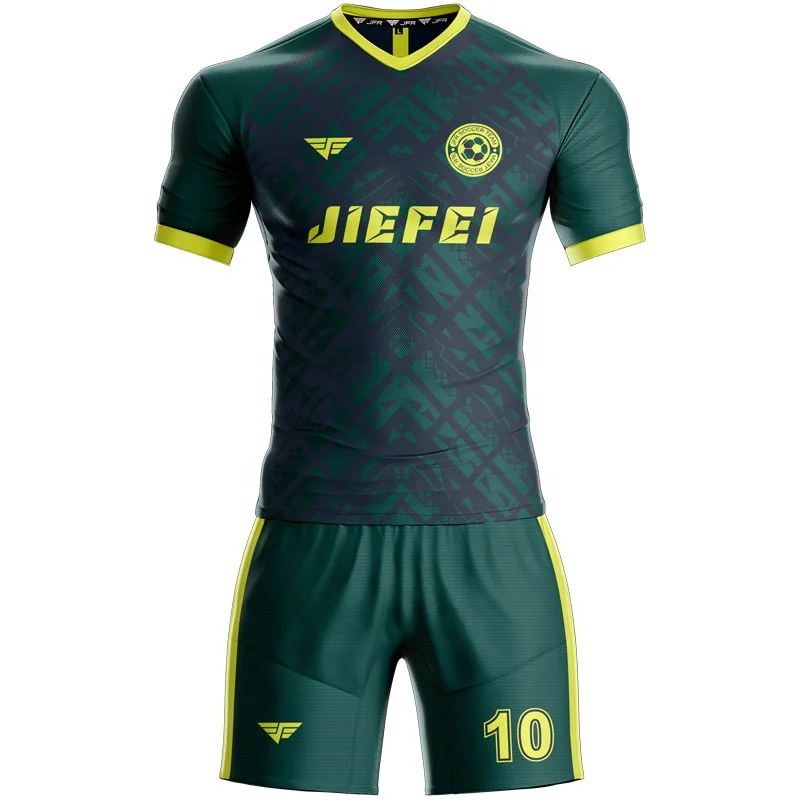 JFR Sports Customized Blank Printing Design New Style Sport Youth Retro Football Jersey Uniforms Set Soccer Kits Sportswear