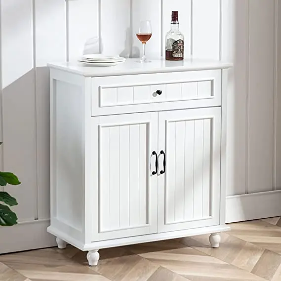 Горячий дизайн белый лаковый буфетный шкаф и столик или комод для гостиной