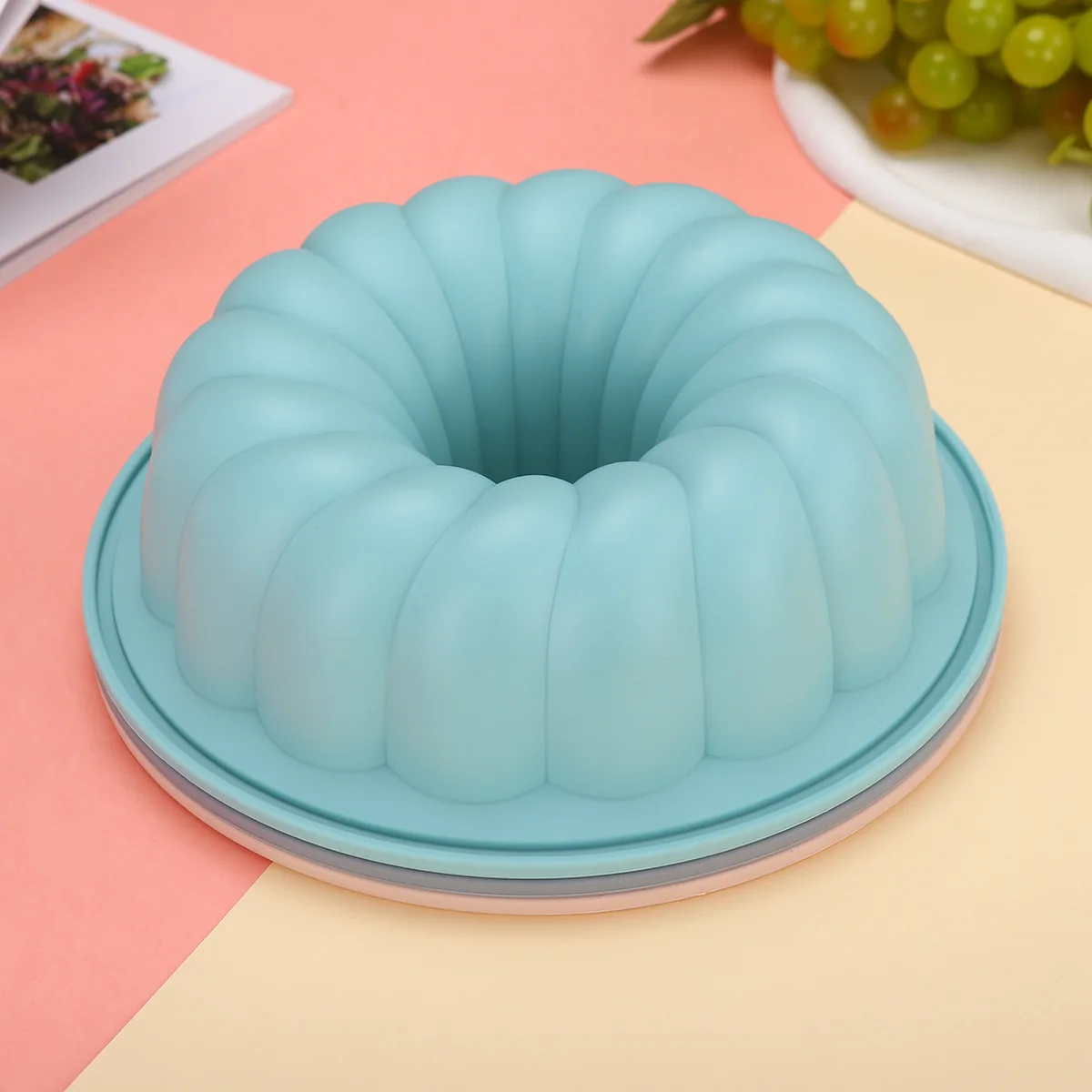 High Temperature Resistant Single-Hole Pumpkin Silicone Cake Mold DIY Handmade Baking Tools for Chocolate Pudding factory