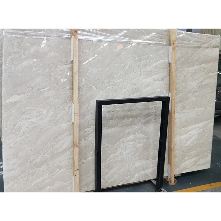 Modern Style Oman Beige Marble Natural Stone Marble Floor Tiles for Bathroom Countertop Wall Tiles Design Polished Surface