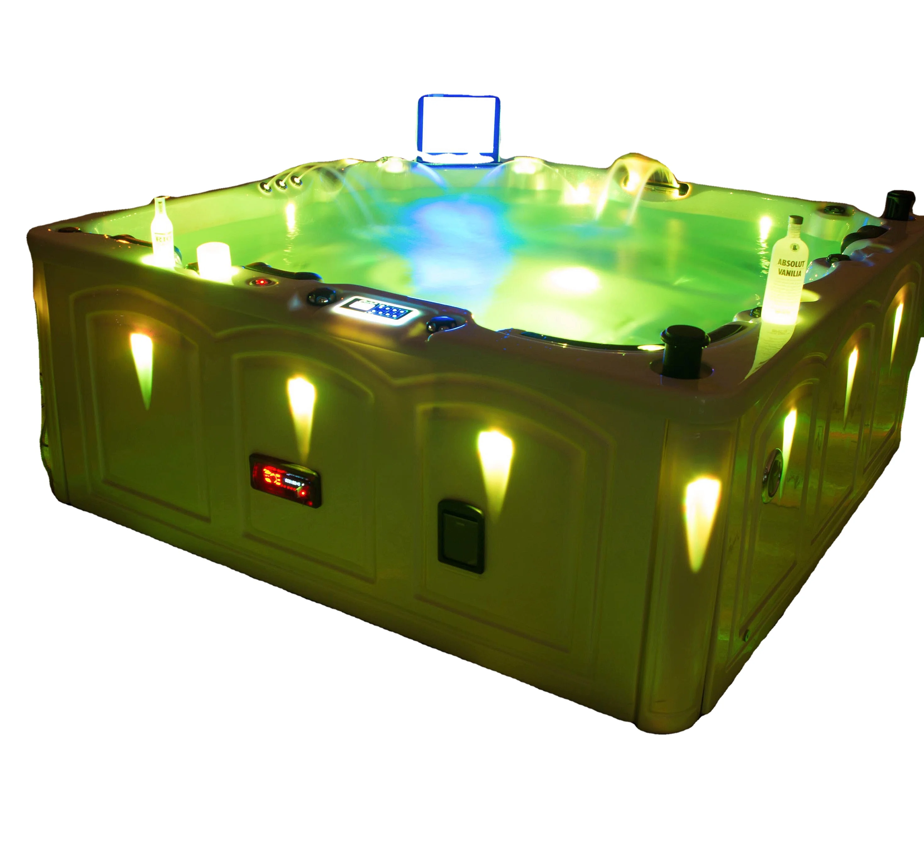 4 person outdoor spa/sex massage hot water spa/bubble system hot tub|  Alibaba.com