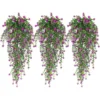 Red lotus-colored eucalyptus camellia wall hanging