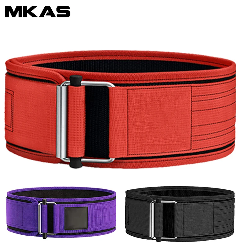 Mkas High Quality Powerlifting Gym Belt Men Weight Lift 10mm Weight ...