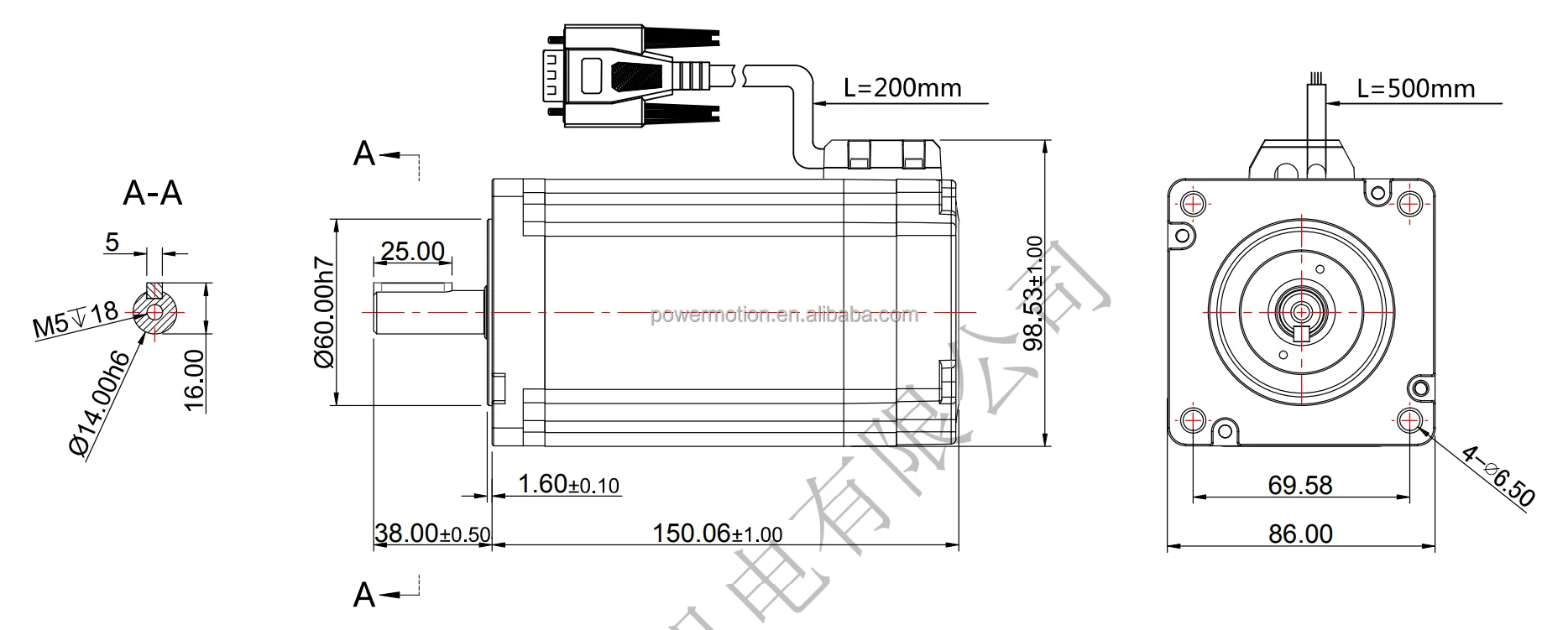 86j12126ec 1000 60 Three Phase High Quality Full Closed Loop Hybrid Step Servo Motor For Cnc