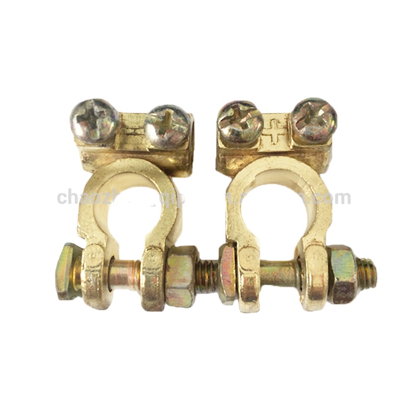 
 Положительный полюс отрицательный электрод батарея винтового типа клеммы  