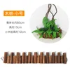 Small wooden stakes