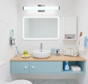 Indoor Bathroom Light Fixture Wall Lamp Lmpara Bao Que Se Pega a La Pared Modern Vanity Light for Bathroom Hotels 5CCT