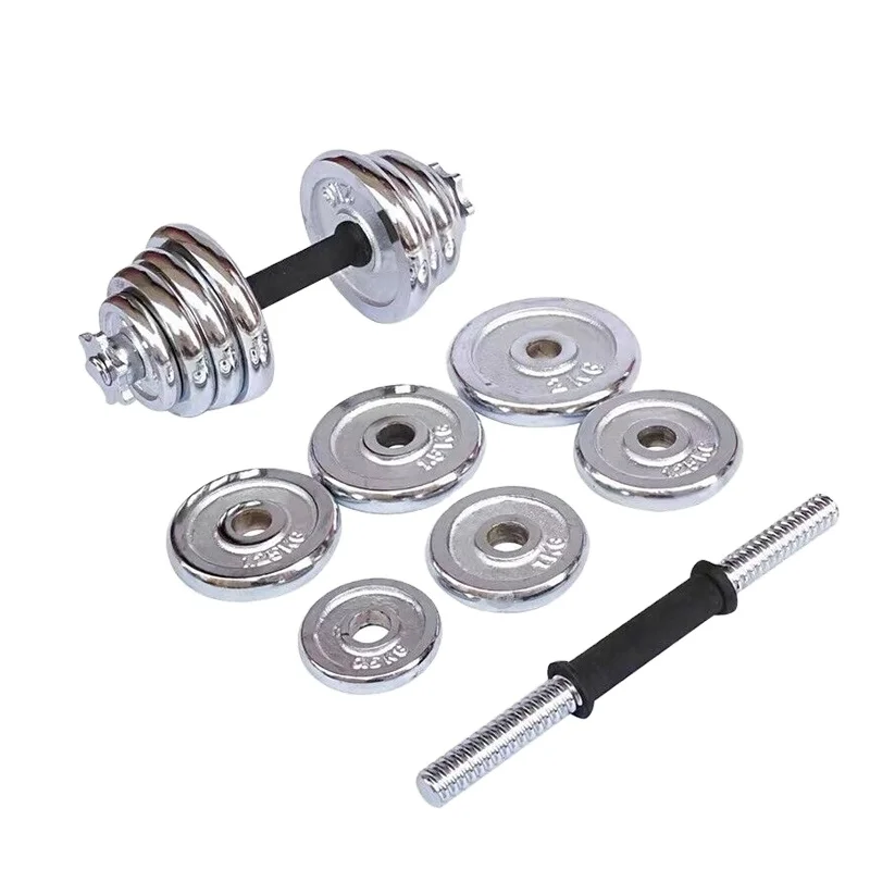 20KG Chrome Dumbbell Set - Adjustable & Durable Fitness