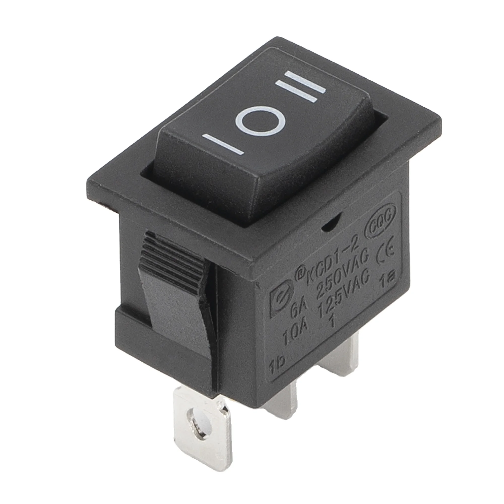 3PIN on off Rocker Switch for Automotive 6A 250VAC 3 Way with Solder Terminal