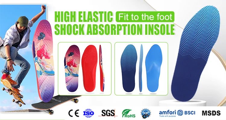 product joghn pu massage breathable shoes with arch support insole sports  comfort insoles orthotics insole manufacturer-35