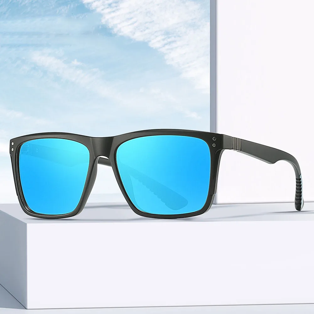 4612 Blue Customized Designer Uv400  Eyewear New Arrivals High Quality Square Vintage Sunglasses Polarized
