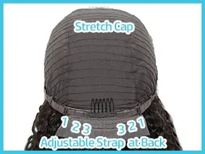 Parrucca Bob P4/27 Capelli Umani Ricci Pre-Spennati con Pizzo Frontale Biondo Miele Onda Corpo_voghion.com