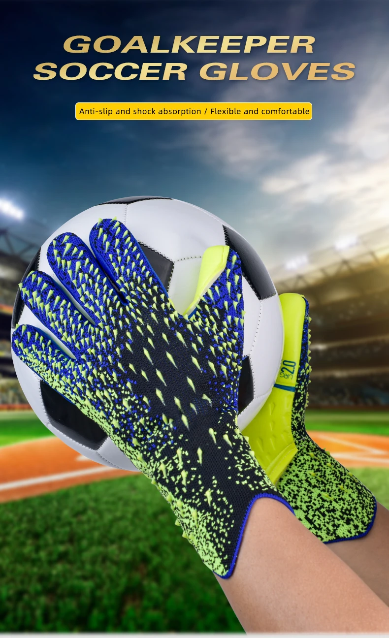 Hbg 2035 Customize Professional Soccer Goalkeeper Gloves Latex Goalie