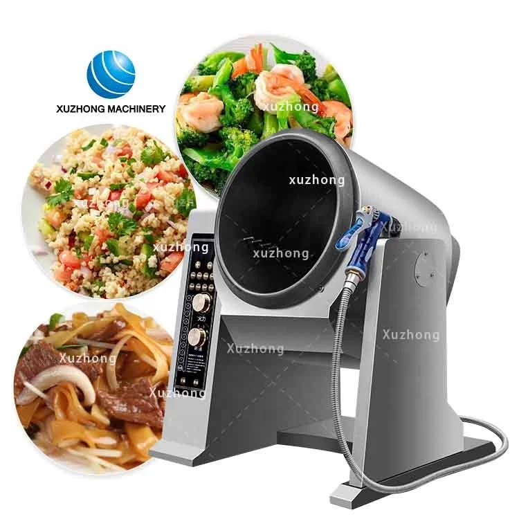 Best Price Food Fried Rice Automatic Mixing Cooking Pot Stirrer Machine -  China Cooking Machine, Kitchenware