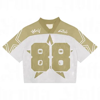 Custom Sport Screen Printed Vintage t Shirt Vintage American Graphic t Shirts High Quality Cropped Oversized Tshirt