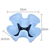 Four-petal basin [blue]