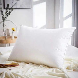 White Bed Duck Down Feather Home Machine Washable Down Feather Pillows Oreillers Soft Cheap Decorative Pillow Cuscino