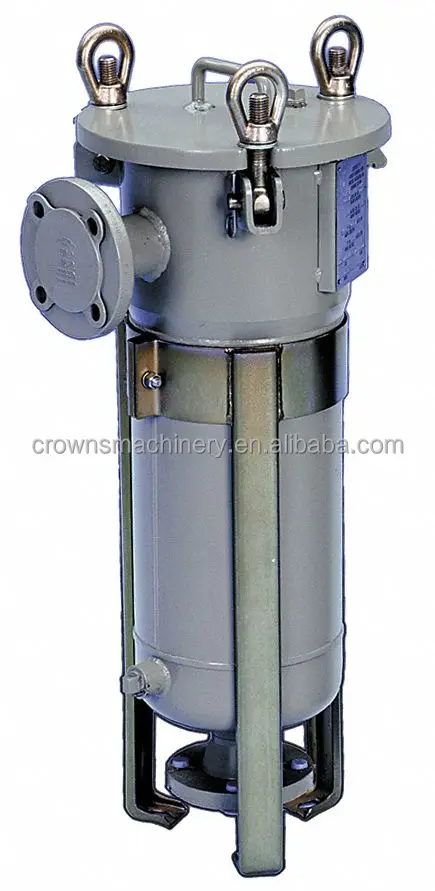 High Precision Water Bag Filter Housing Stainless Steel 304/316 7-8 Bar