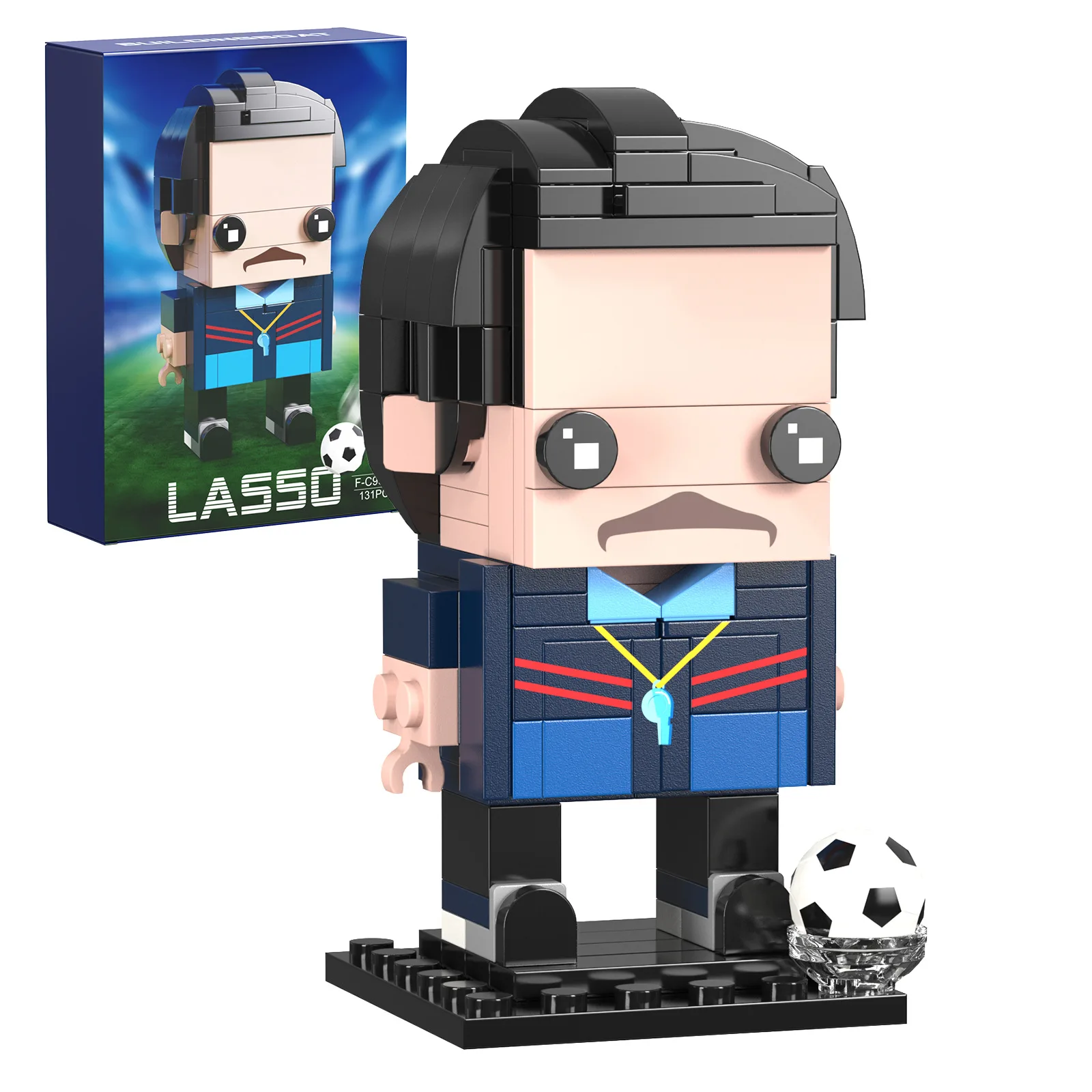 Bebricks MOC Series Building Bricks for Innovative Players F-C9927 Footballer Figures Children Block Model