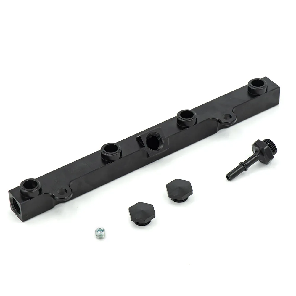 Aluminium K Series Black Fuel Rail Kit High Flow Injection Fuel Rail
