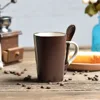 Dark brown with spoon